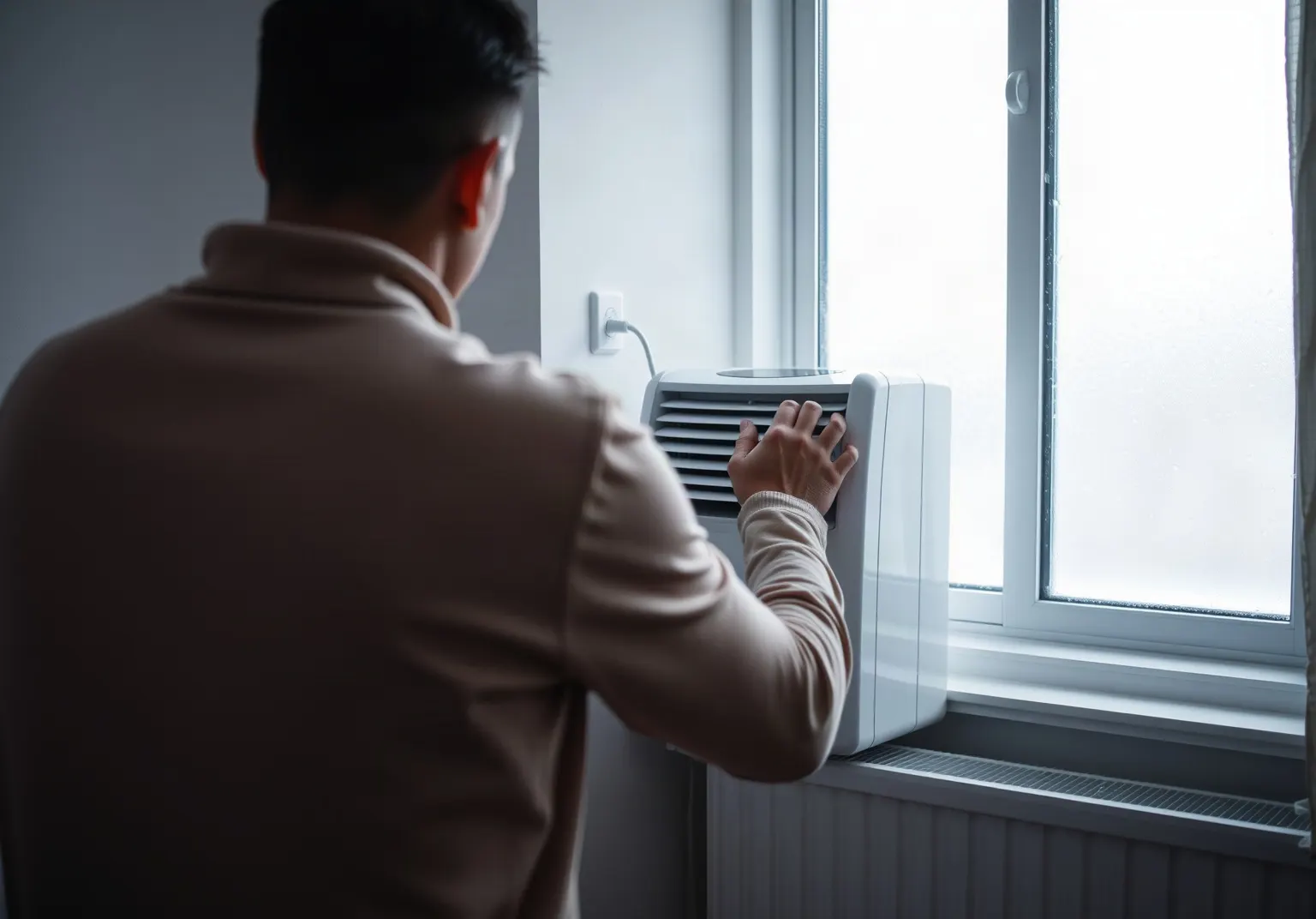 Utilisation d'un déshumidificateur dans une chambre humide